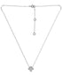 Giani Bernini Cubic Zirconia Flower Cluster Pendant Necklace in Sterling Silver